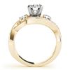 Image 2 : 2.01 CTW Certified VS/SI Diamond Bypass Solitaire Ring 18K Yellow Gold - REF-558W5H - 27671