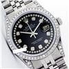 Image 1 : Rolex Men's Stainless Steel, QuickSet, Diamond Dial & Diamond Bezel - REF-501Y8X