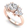 Image 1 : 2.1 CTW VS/SI Diamond Solitaire Ring 18K Rose Gold - REF-563X6T - 36942