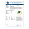 Image 2 : 2.03 CTW Emerald & Diamond Ring 14K Yellow Gold - REF-45T5X - 13567