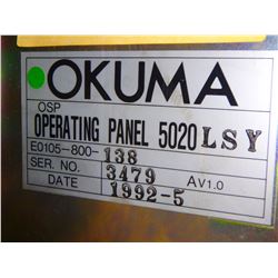 OKUMA E0105-800-138 OSP 5020 LSY OPERATING INTERFACE PANEL