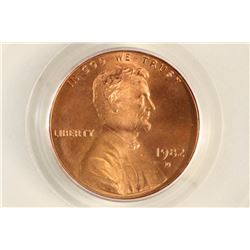 1982-D LINCOLN CENT PCGS MS66RD