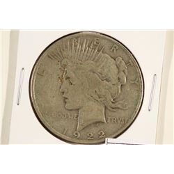 1922 PEACE SILVER DOLLAR