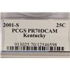 Image 3 : 2001-S KENTUCKY QUARTER PCGS PR70 DCAM