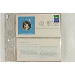 25 GRAM STERLING SILVER PROOF ROUND FDC