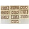 Image 2 : 10 PIECES OF WWII JAPANESE GOVERNMENT 10 CENTAVOS
