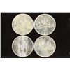 Image 1 : 1962,63,64 & 65 CANADA SILVER DOLLARS