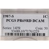 Image 3 : 1987-S LINCOLN CENT PCGS PR69RD DCAM