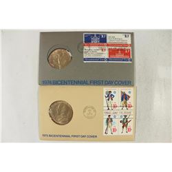 1974 & 1975 US BICENTENNIAL FDC'S
