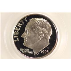 1995-S ROOSEVELT DIME PCGS PR70 DCAM