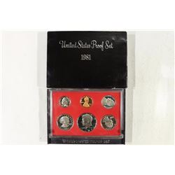 1981 US PROOF SET (WITH BOX)