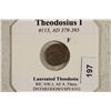 Image 3 : 379-395 A.D. THEODOSIUS I ANCIENT COIN (FINE)
