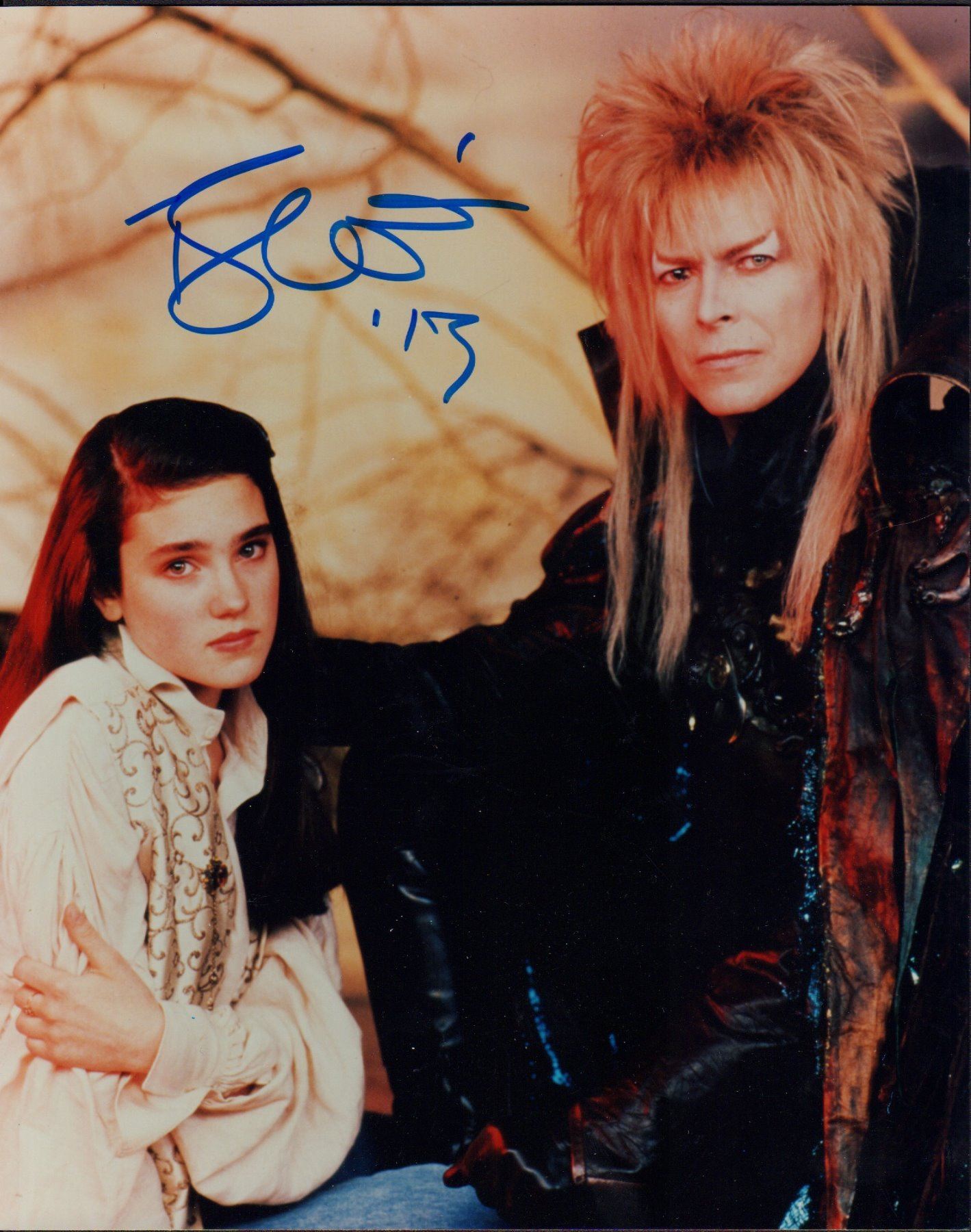 David Bowie Labyrinth Signed 8x10 Photo