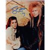 Image 1 : David Bowie Labyrinth Signed 8x10 Photo