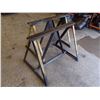 Image 1 : Steel Sawhorses, Overall: 48" x 36" x 36"