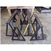 Image 2 : Steel Sawhorses, Overall: 48" x 23" x 29"