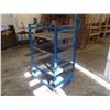 Image 2 : Rolling Storage Cart with Adjustable Shelves, 38" x 30" x 68"