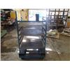 Image 3 : Rolling Storage Cart with Adjustable Shelves, 38" x 30" x 68"