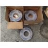 Image 1 : Norton 12" x 3" x 5" Grinding Wheels, Grade: 32A60-J8VBE