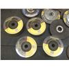 Image 3 : Lot of Misc 4" and 4.5" Grinding Wheels