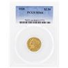 Image 1 : 1928 $2 1/2 Indian Head Quarter Eagle Gold Coin PCGS MS64