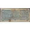 Image 2 : 1864 $10 Confederate States of America Note