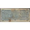 Image 2 : 1864 $10 Confederate States of America Note