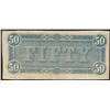 Image 2 : 1864 $50 Confederate States of America Note