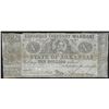 Image 1 : 1863 $10 State of Arkansas Treasury Warrant Note