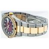 Image 9 : Rolex Mens 18KT Two Tone 1.00ctw Ruby and Diamond DateJust Wristwatch