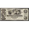 Image 1 : 1800's $1 The Bank of Augusta Obsolete Bank Note