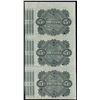 Image 2 : Uncut Sheet of (3) 1876 State of Louisiana Baby Bond Obsolete Notes