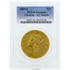 Image 1 : 1884-S $20 Liberty Head Double Eagle Gold Coin PCGS Genuine AU Details