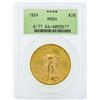 Image 1 : 1924 $20 St. Gaudens Double Eagle Gold Coin PCGS MS64