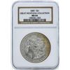 Image 1 : 1885 $1 Morgan Silver Dollar Coin NGC MS64