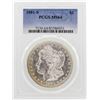 Image 1 : 1881-S $1 Morgan Silver Dollar Coin PCGS MS64