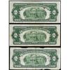 Image 2 : Lot of (3) 1953 $2 Legal Tender STAR Notes