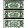 Image 2 : Lot of (3) 1953 $2 Legal Tender STAR Notes