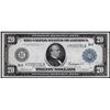 Image 1 : 1914 $20 Federal Reserve Note Blue Seal