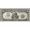 Image 1 : 1899 $5 Indian Chief Silver Certificate Bank Note