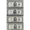 Image 1 : Lot of (4) 1953 $5 Silver Certificate Notes