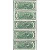 Image 2 : Lot of (5) 1976 $2 Federal Reserve Notes