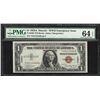 Image 1 : 1935A $1 Silver Certificate WWII Emergency Hawaii Note PMG Choice New 64EPQ