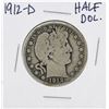 Image 1 : 1912-D Barber Half Dollar Coin