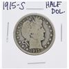 Image 1 : 1915-S Barber Half Dollar Coin