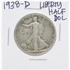 Image 1 : 1938-D Walking Liberty Half Dollar Coin