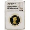 Image 1 : 1989 Canada $50 Maple Leaf Gold Coin NGC PF68 Ultra Cameo