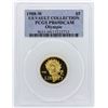 Image 1 : 1988-W $5 US Vault Collection Olympic Gold Coin PCGS PR69DCAM