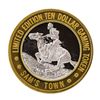 Image 1 : .999 Silver Sam's Town Las Vegas $10 Casino Limited Edition Gaming Token