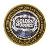 Image 2 : .999 Silver Golden Nugget Las Vegas $10 Casino Limited Edition Gaming Token
